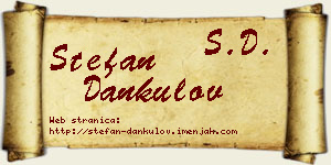 Stefan Dankulov vizit kartica
